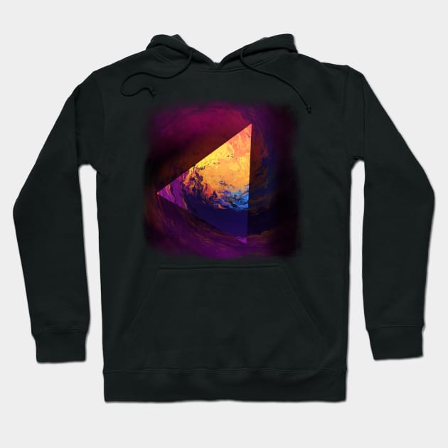 Trippy triangle Hoodie by jurgen